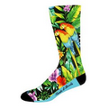 Couleurs Crew Socks with Black Heel and Toe